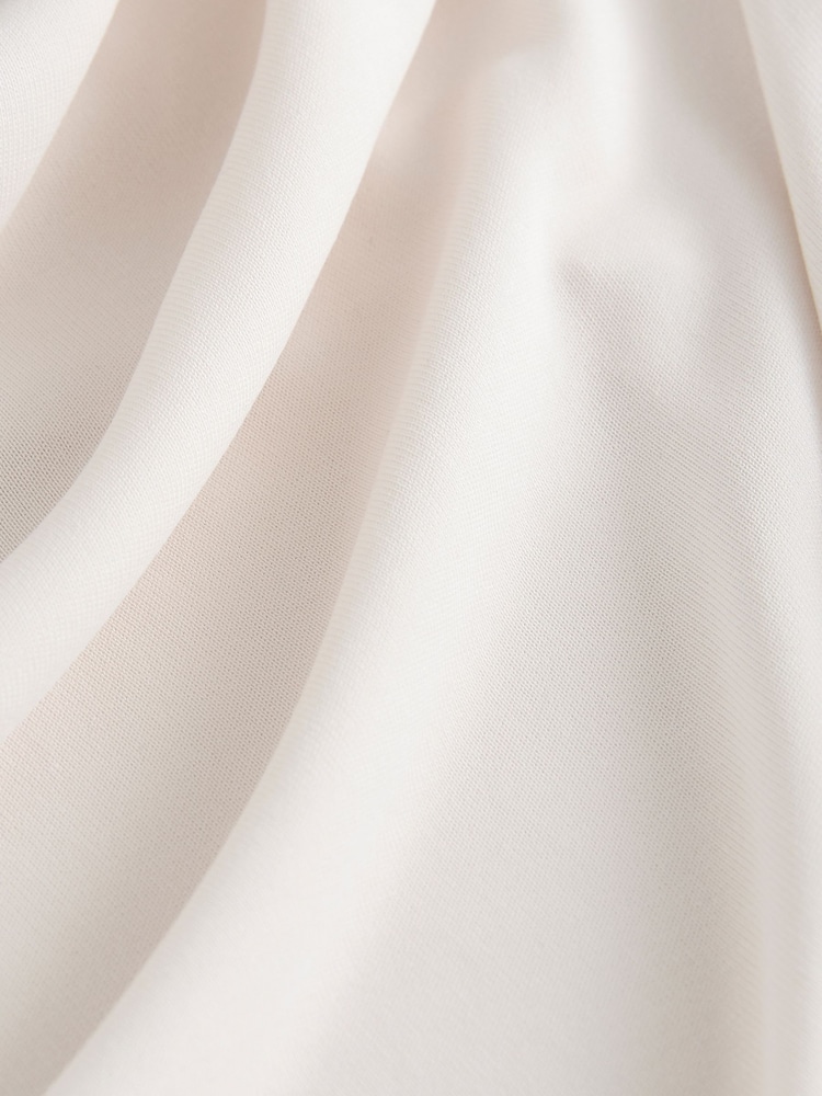 Ecru Drape Premium Modal Sleeveless Top - Image 2 of 3