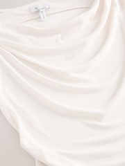 Ecru Drape Premium Modal Sleeveless Top - Image 3 of 3