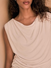 Ecru N. Premium Drape Modal Sleeveless Top - Image 5 of 8