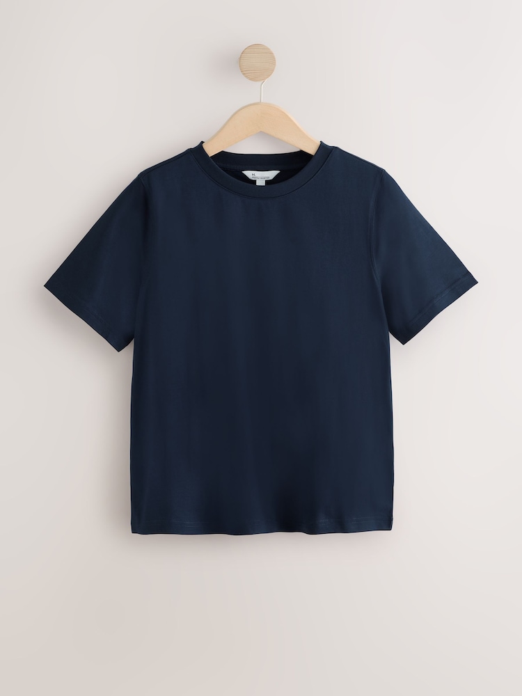 Navy Regular Fit N. Premium Meet and Greet Crew Neck T-Shirt - Image 1 of 3