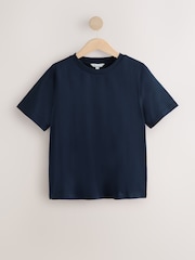 Marinha - Camiseta Slim Fit SUPIMA ® N. Premium de manga curta e gola redonda - Imagem 5 de 7