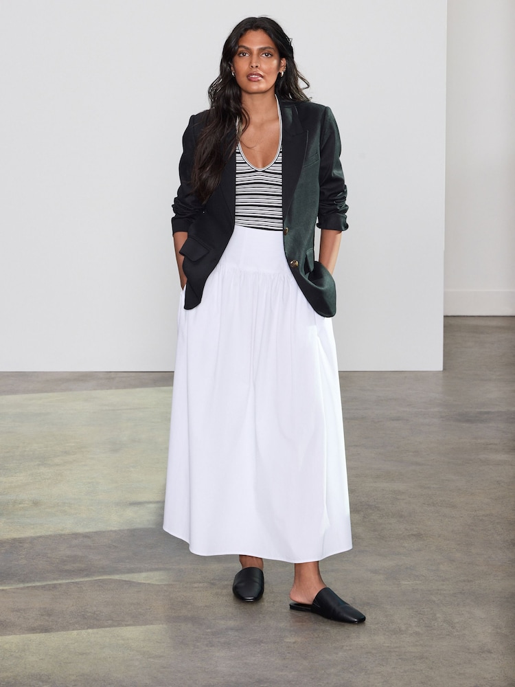 Monochrom - Striped Rib Halter Neck Vest - Bild 2 von 8 Monochrom - Striped Rib Halter Neck Vest - Bild 2 von 8