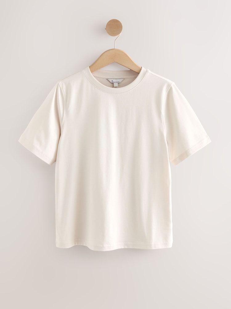 White Regular Fit N. Premium Meet and Greet Crew Neck T-Shirt - Image 1 of 3