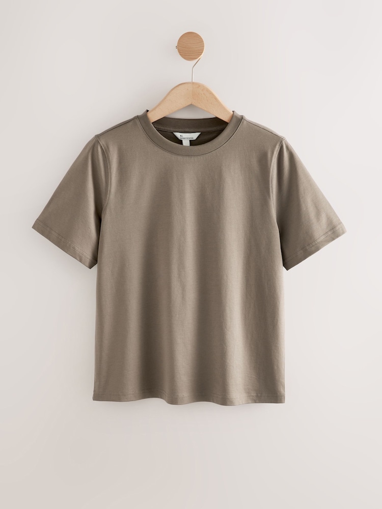 Mole Slim Fit SUPIMA® N. Premium Short Sleeve Crew Neck T-Shirt - Image 1 of 3