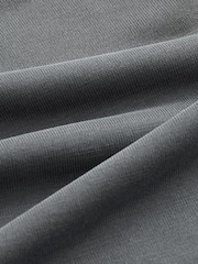 Dark Grey Relaxed Fit Premium Modal Boxy T-Shirt - Image 3 of 3