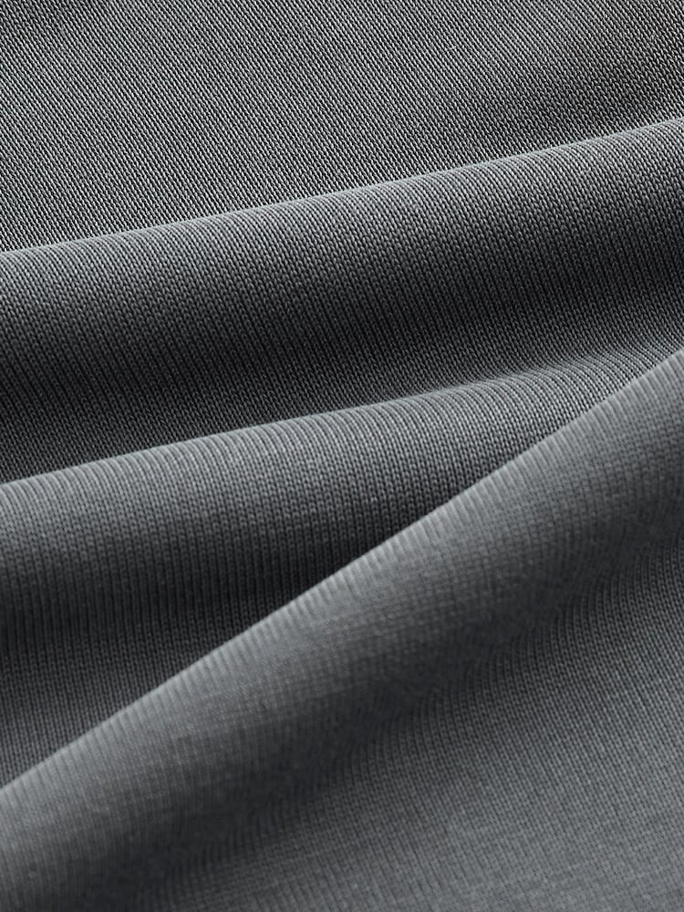 Dark Grey Relaxed Fit Premium Modal Boxy T-Shirt - Image 3 of 3