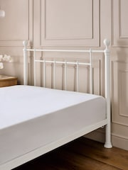 White Leamington Metal Bed Frame - Image 3 of 6