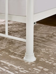 White Leamington Metal Bed Frame - Image 4 of 6