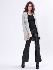Religion Grey Wild Cardigan In Soft Rock N Roll Yarn - Image 2 of 6