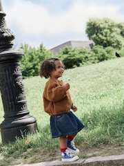 Brown Sausage Dog Borg Fleece Bomber Jacket (3mths-8yrs) - Image 6 of 11