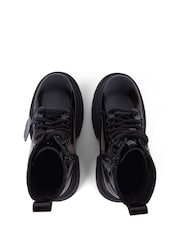 Kickers Black Kenzi Patent Boots - Image 4 of 4