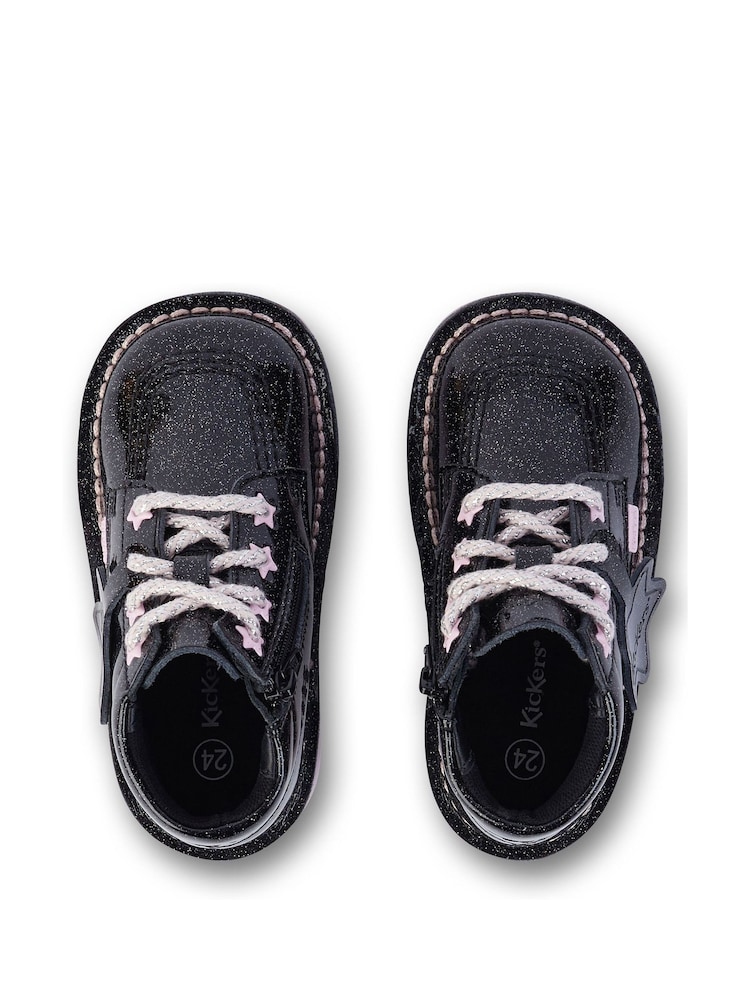 Kickers Black Galactic Boots - Image 6 of 6