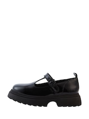 Kickers Black Kenzi T-Bar School Shoes - Image 1 of 1