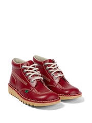 Kickers Red Hi Boots - Image 2 of 6