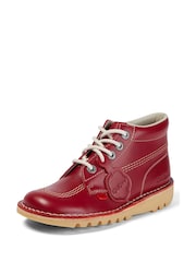 Kickers Red Hi Boots - Image 3 of 6