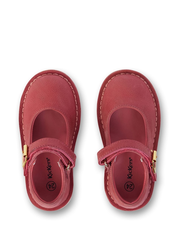 Kickers Pink Adlar MJ Shoes - Image 4 of 4
