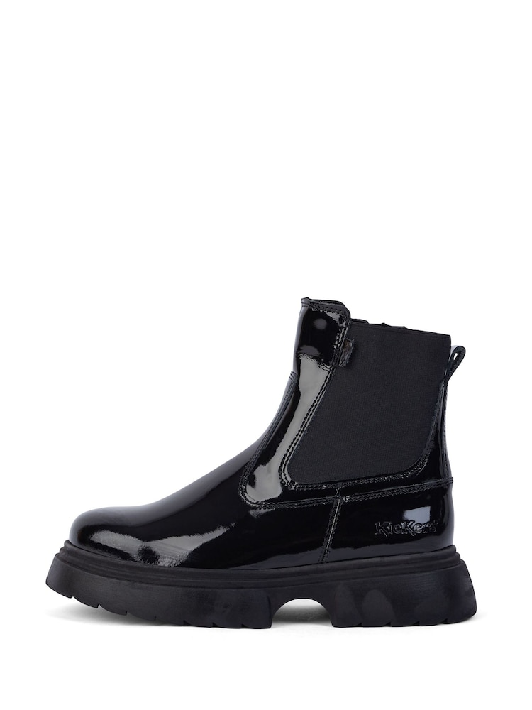Kickers Black Kenzi Chelsea Boots - Image 2 of 6