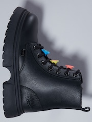 Kickers Black Kenzi Charm Boots - Image 3 of 5