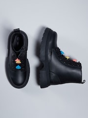 Kickers Black Kenzi Charm Boots - Image 4 of 5