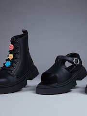 Kickers Black Kenzi Charm Boots - Image 5 of 5