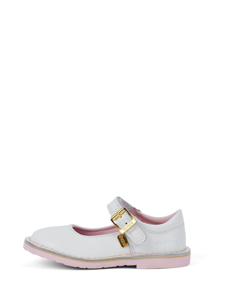 Kickers White Adlar MJ Shoes - Image 2 of 6
