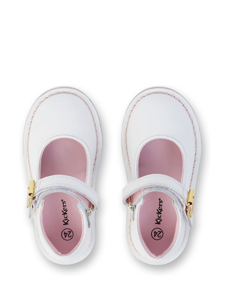 Kickers White Adlar MJ Shoes - Image 6 of 6