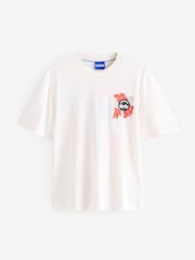HUGO Logo Print Cotton Jersey T-Shirt - Image 1 of 2