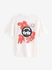 HUGO Logo Print Cotton Jersey T-Shirt - Image 2 of 2