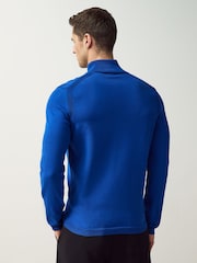 BOSS Blue Logo Cotton Blend Jumper - Image 2 of 4