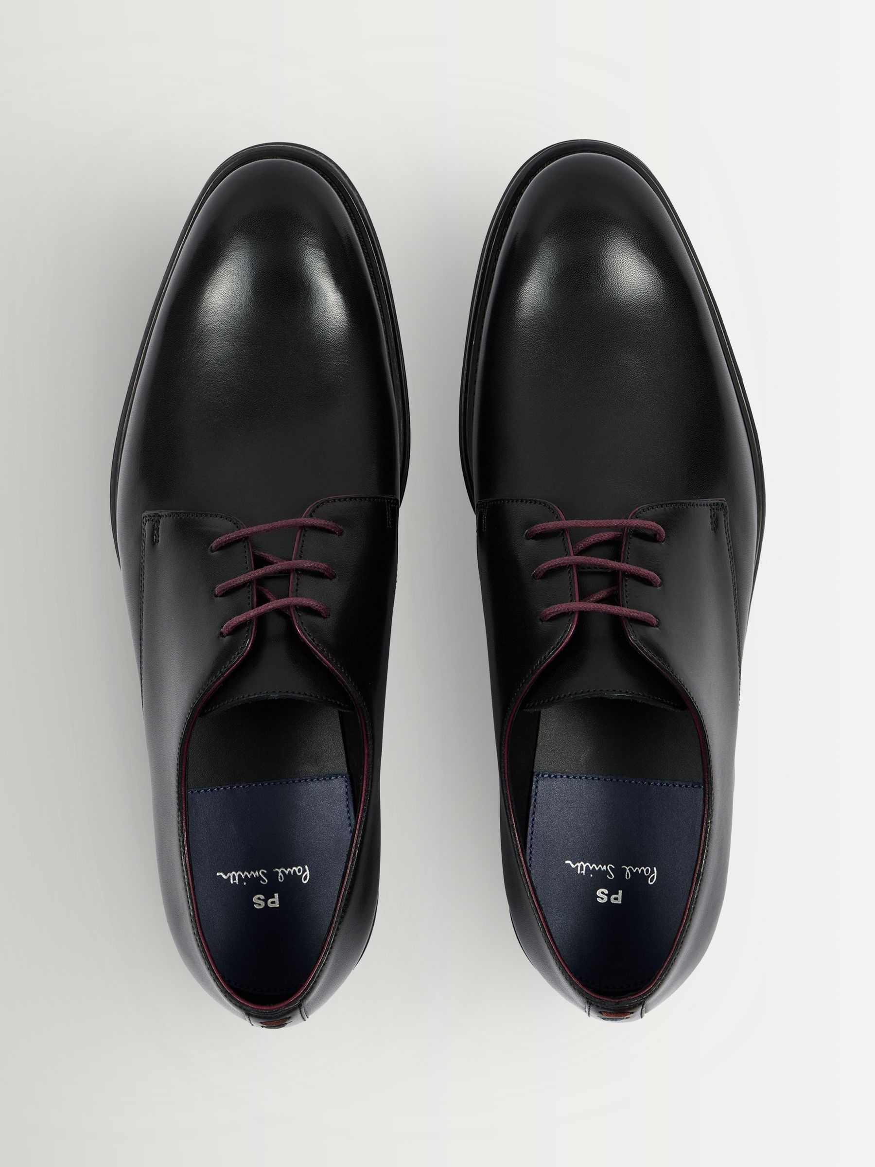 Paul Smith PS ドレスシューズ ブラック Buy PS Paul Smith Black Leather Derby Shoes from Next USA