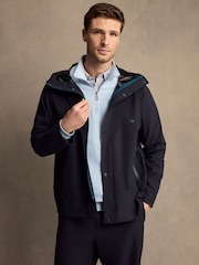 PS Paul Smith Navy Zip Down Hooded Jacket - Image 1 of 9
