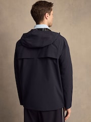 PS Paul Smith Navy Zip Down Hooded Jacket - Image 2 of 9