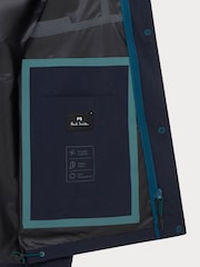 PS Paul Smith Navy Zip Down Hooded Jacket - Image 8 of 9