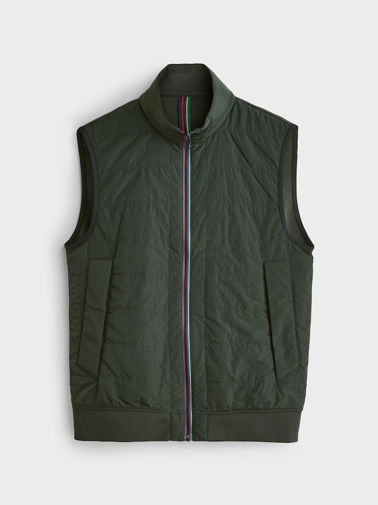 PS Paul Smith Green Quilted Gillet - Image 7 of 7