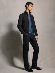 PS Paul Smith Navy Quilted Bomber Jacket - Image 4 of 7
