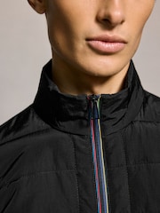 PS Paul Smith Navy Quilted Bomber Jacket - Image 5 of 7