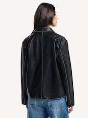 PS Paul Smith Leather Black Jacket - Image 2 of 7