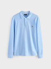 PS Paul Smith Zebra Logo Long Sleeve Polo Shirt - Image 6 of 9