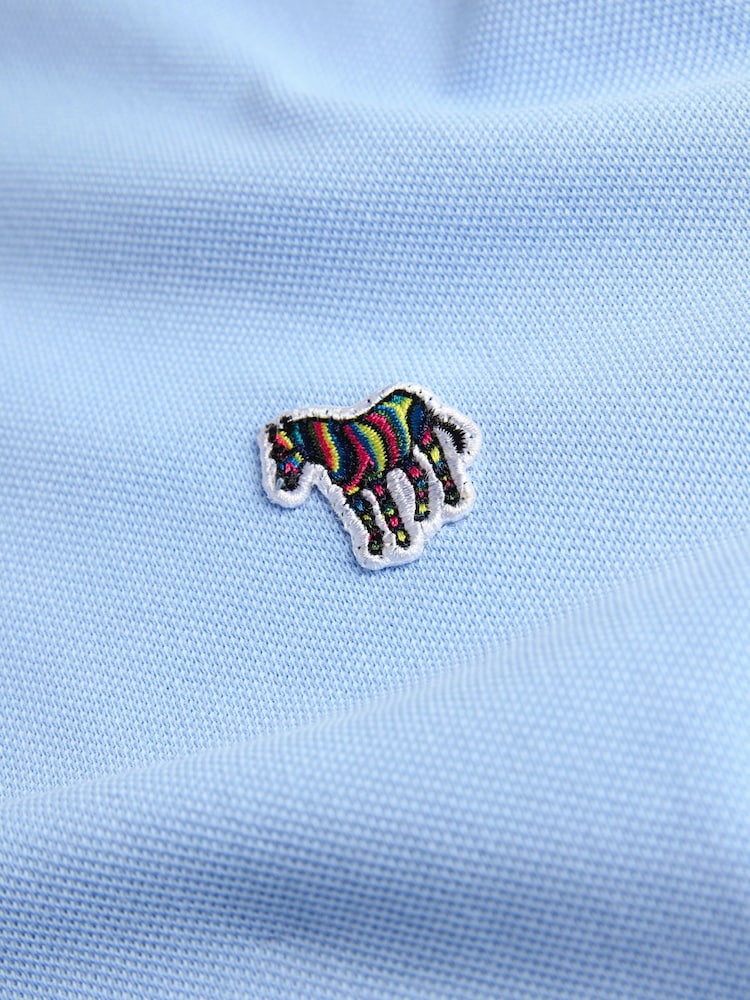 PS Paul Smith Zebra Logo Long Sleeve Polo Shirt - Image 9 of 9
