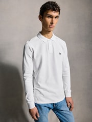 PS Paul Smith Zebra Logo Long Sleeve Polo Shirt - Image 1 of 5