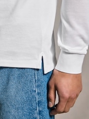 PS Paul Smith Zebra Logo Long Sleeve Polo Shirt - Image 5 of 5