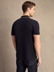 PS Paul Smith Zebra Logo Tipped Polo Shirt - Image 2 of 5