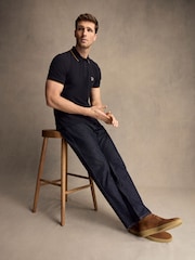 PS Paul Smith Zebra Logo Tipped Polo Shirt - Image 3 of 5