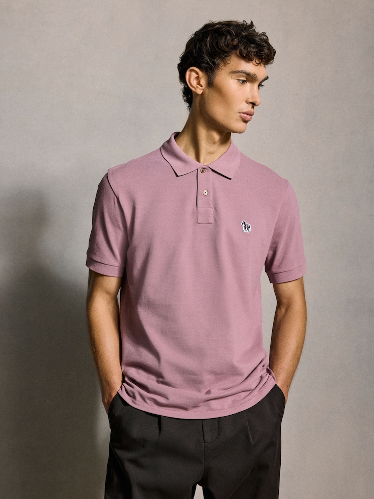 PS Paul Smith Logo Pique Polo Shirt - Image 1 of 5 PS Paul Smith Logo Pique Polo Shirt - Image 1 of 5