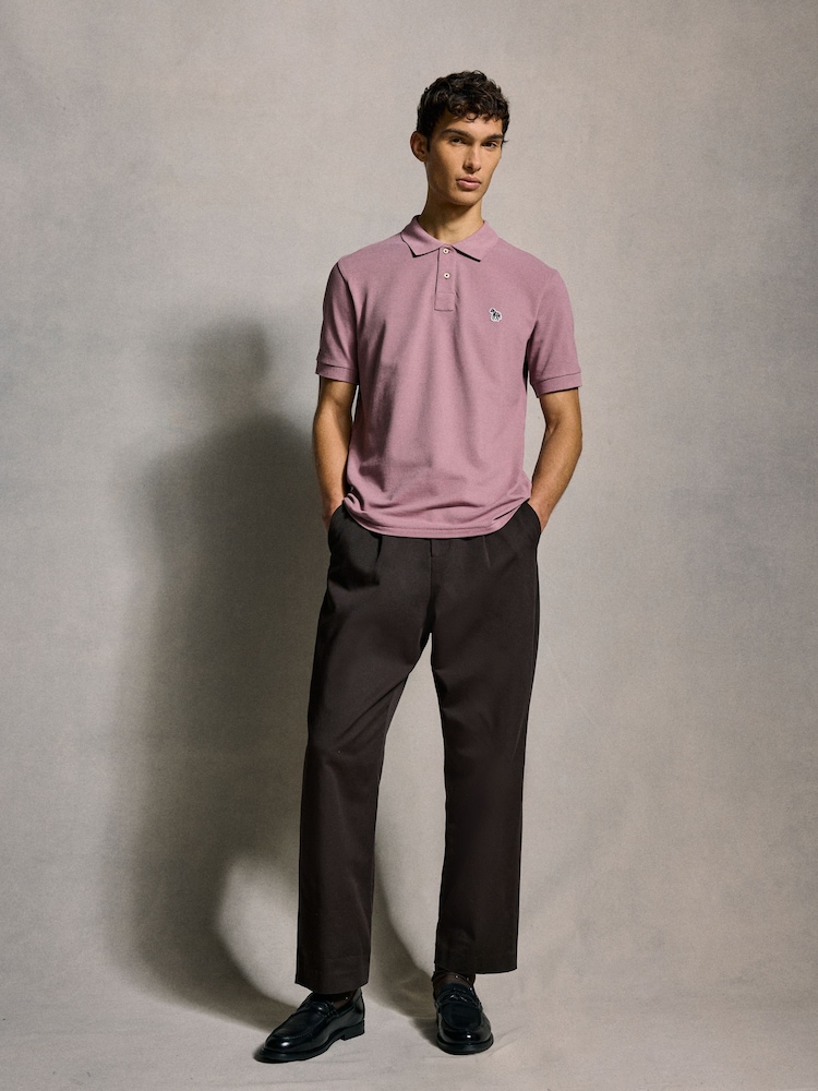 PS Paul Smith Logo Pique Polo Shirt - Image 2 of 5 PS Paul Smith Logo Pique Polo Shirt - Image 2 of 5