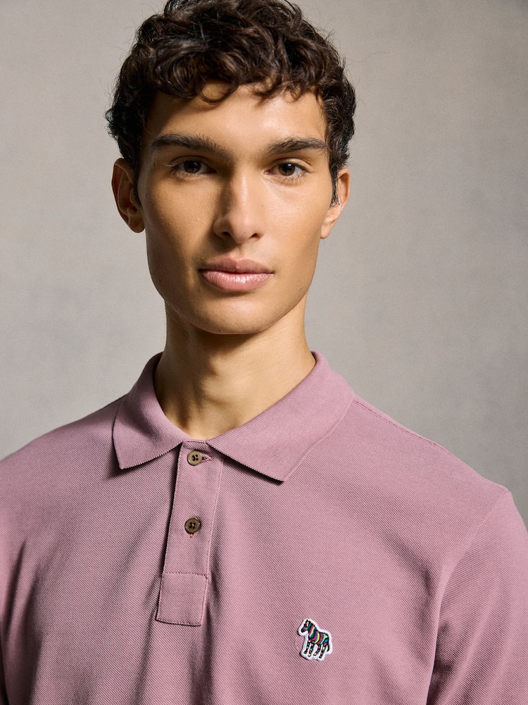PS Paul Smith Logo Pique Polo Shirt - Image 5 of 5