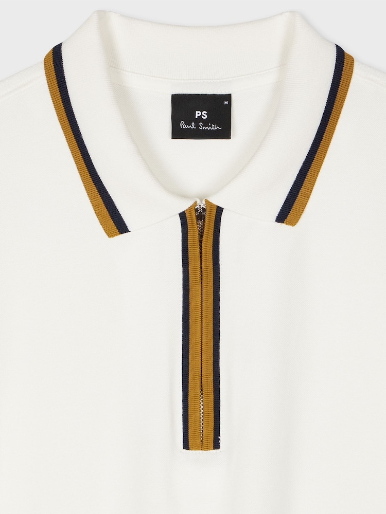 PS Paul Smith Quarter Zip Polo Shirt - Image 8 of 8