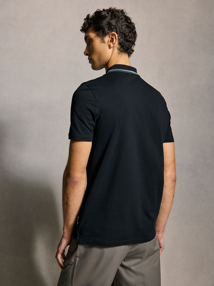 PS Paul Smith Quarter Zip Polo Shirt - Image 3 of 6