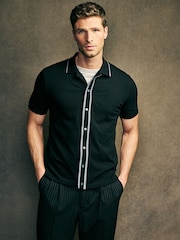 PS Paul Smith Contrast Button Down Polo Shirt - Image 1 of 10
