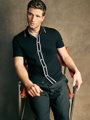 PS Paul Smith Contrast Button Down Polo Shirt - Image 3 of 10
